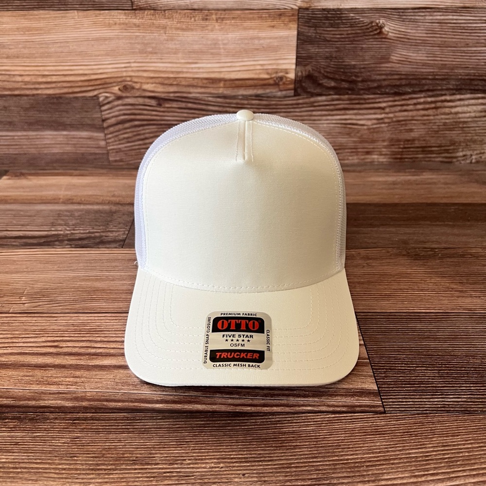 White Trucker Hat